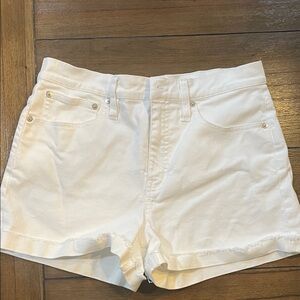 J. Crew Women's Classic White Jean Shorts